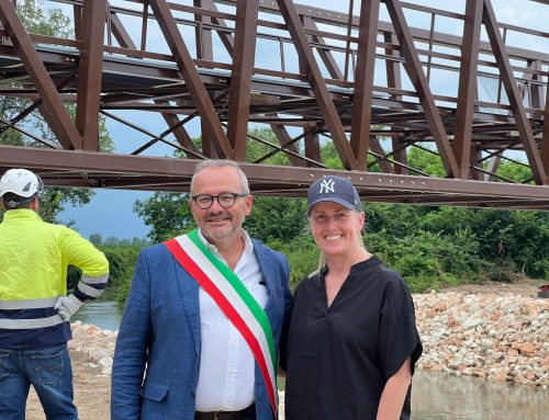 Treviso Ostiglia, De Berti a Pressana per la nuova passerella sul Fratta