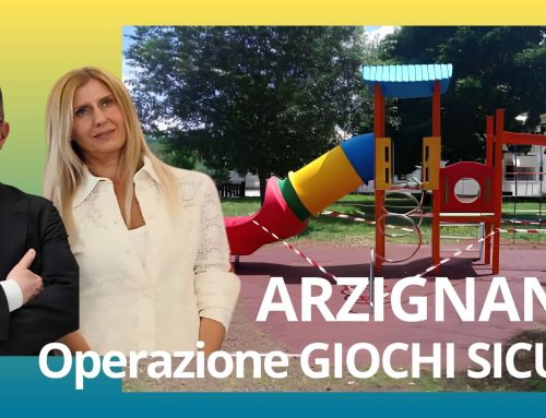 ARZIGNANO: IN CORSO I LAVORI DI MANUTENZIONE E RINNOVO DEI PARCHI GIOCO