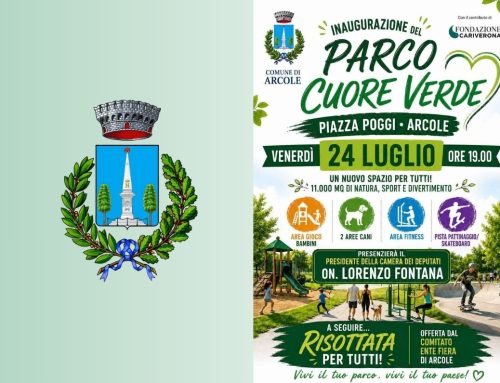 Arcole inaugura il “Parco Cuore Verde”: nasce un nuovo spazio dedicato a famiglie, sport e natura