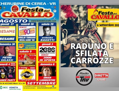 A Cherubine domani inizia la Festa del Cavallo: otto serate tra spettacolo, musica e tradizione